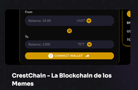 CrestChain Bridge Interface